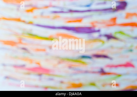 defocus of colorful of various Abstract water color art background Stock Photo