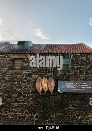 Craster Kipper Smokehouse Stock Photo