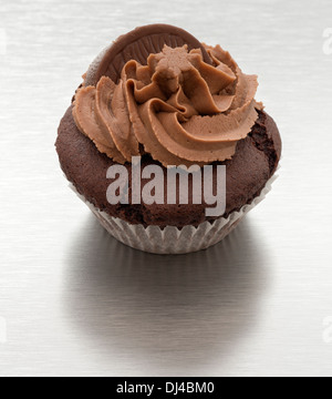 Chocolate cupcake Stock Photo