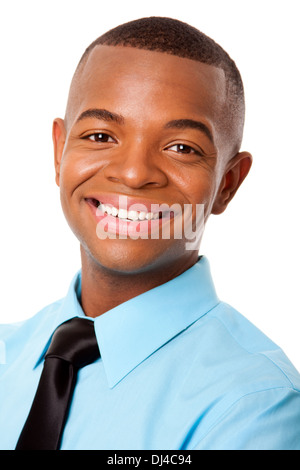 Handsome happy young business man Stock Photo