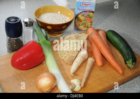 Pearl Barley Stock Photo