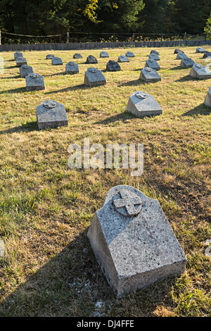 German First World War cemetery, Bovec, Slovenia Stock Photo