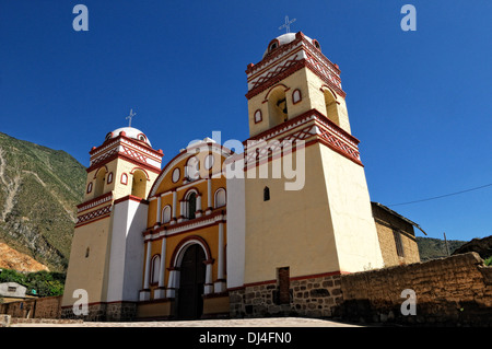 Huaytara Peru - Church Stock Photo