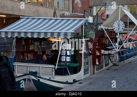 Floating Bookshop, 'Little Venice' London, England Stock Photo