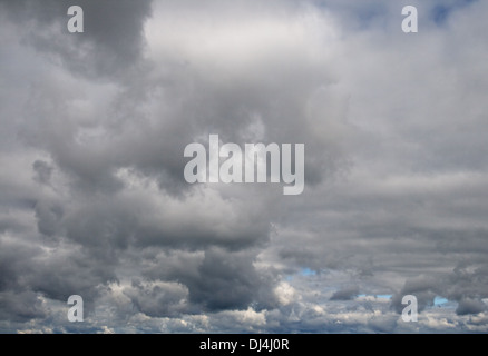 Sky with dark clouds before a thunderstorm Stock Photo