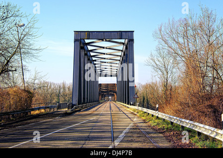 Bridge Rastatt-Wintersdorf Germany Stock Photo