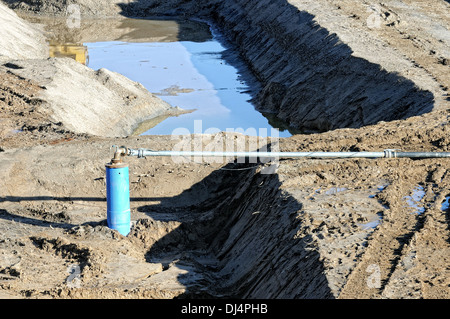 Groundwater wells Stock Photo
