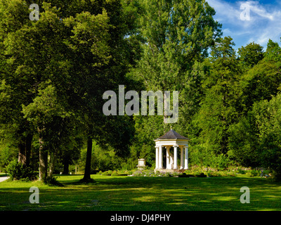 Temple of the Muse Calliope in Tiefurt Park, Thuringia, Germany Stock Photo