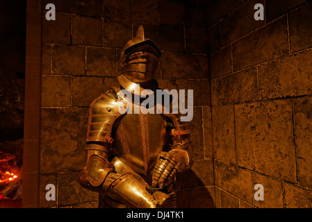 16th-century suit of armor, once worn by German aristocrat Siegmund Friedrich, Stock Photo