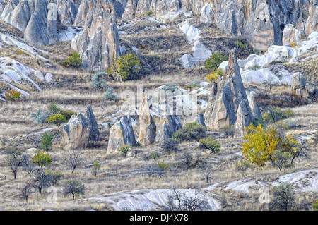 Rocks in Cappadocia Turkey Stock Photo