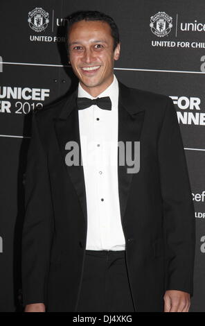 Old Trafford, Manchester, UK.  21 Nov 2013.  Chris Bisson - Arrivals at the United for UNICEF Gala Dinner attended by the full Manchester United first-team and celebrities.  The dinner celebrated 14 years of the partnership between Manchester United and UNICEF, the world's leading children's organisation, and raised over £200,000 for its work for vulnerable children around the world. Credit:  Deborah Vernon/Alamy Live News Stock Photo