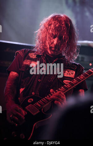 Chicago, Illinois, USA. 21st Nov, 2013. Phil Caivano of Monster Magnet performs live at the Bottom Lounge in Chicago. Credit:  Maureen Vana/ZUMAPRESS.com/Alamy Live News Stock Photo