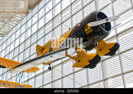 Washington, Seattle, The Museum of Flight, Gee Bee Model Z Super Sportster Reproduction, circa 1930s Stock Photo