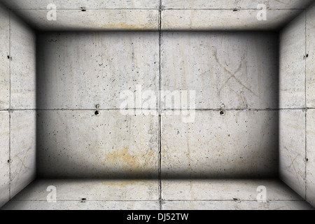 unfinished concrete industrial interior backdrop for your design Stock Photo