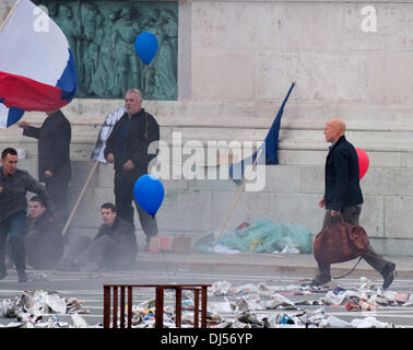 Bruce Willis filming scenes for his new movie 'A Good Day to Die Hard' in Budapest Hungary, Budapest - 02.06.12 Stock Photo