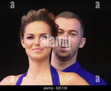 Artem Chigvintsev and Kara Tointon Jubilee Family Festival at Hyde Park London, England - 02.06.12 Stock Photo