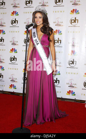 2012 Miss USA Olivia Culpo Press conference to introduce the 2012 Miss ...