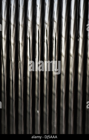 Fiber optic cable on a large spool Stock Photo