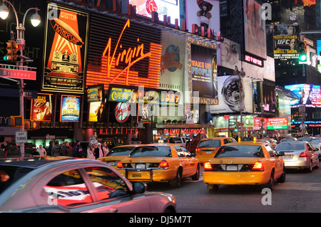 Evening time at the Broadway Stock Photo