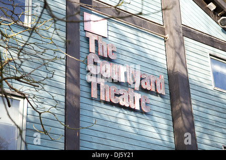 Exterior shot of the Courtyard Theatre in Stratford upon Avon Warwickshire UK Stock Photo