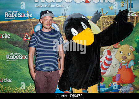 Jan Delay aka Jan Eissfeldt at the premiere of 'Der kleine Rabe Socke' at Streits Filmtheater movie theatre. Hamburg, Germany - 04.09.2012 Stock Photo