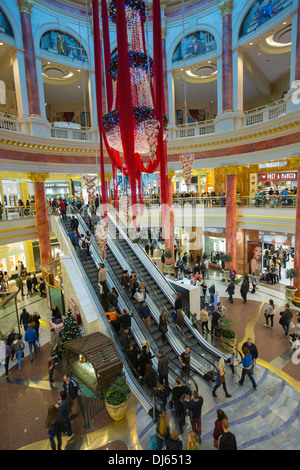 Christmas shoppers in the Trafford Centre, manchester, UK. Stock Photo