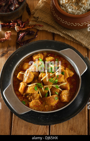 Dum aloo Spicy potato curry India Food Stock Photo