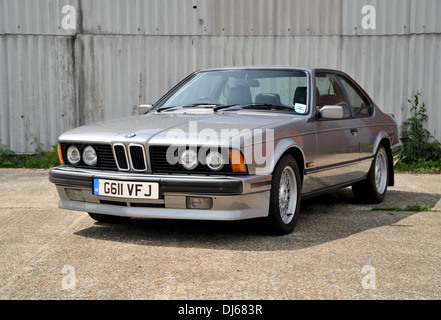 1990 BMW 635 CSI classic German sports coupe car Stock Photo