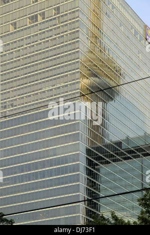 CN  Tower reflected in office building, Toronto. Stock Photo