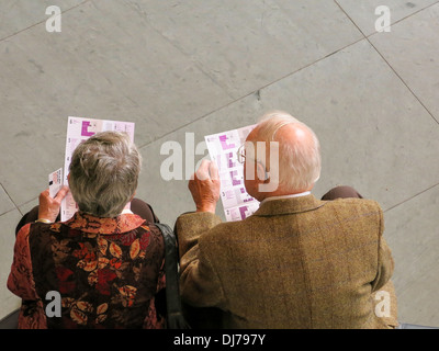 Senior Couple Touring The Museum of Modern Art, NYC Stock Photo