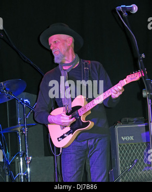 Jimmy Rip of New York based Television, live at the Manchester Academy November 17th 2013 Stock Photo