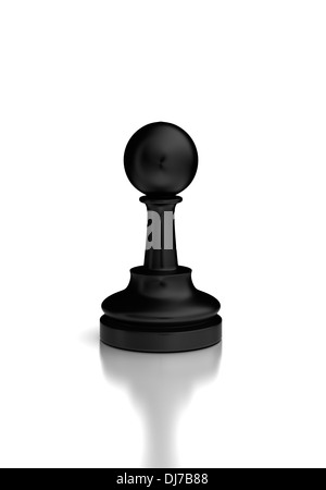 Single Chess Pawn (high resolution computer generated image) Stock Photo