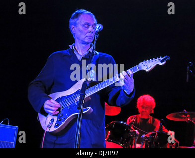 Tom Verlaine in concert at the Manchester Academy, 17/11/2013 England tour , UK with seminal band Television Stock Photo