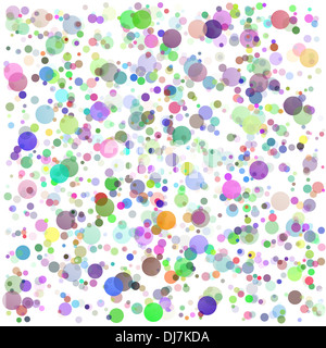Colorful Round Blots Background Stock Photo