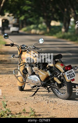 Royal Enfield diesel Bullet India Stock Photo