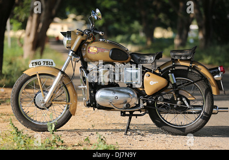 Royal Enfield diesel Bullet India Stock Photo