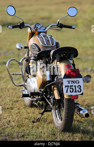 Royal Enfield diesel Bullet India Stock Photo