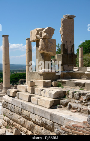 Pollio Fountain at Ephesus, Selcuk, Mugla, Turkey Stock Photo