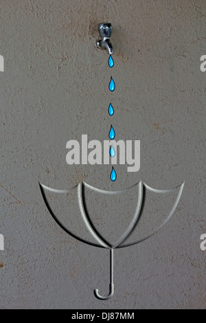 Save Water Concept Stock Photo