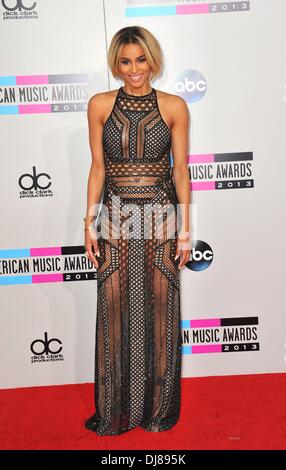 Los Angeles, CA, USA. 24th Nov, 2013. Ciara at arrivals for 2013 AMERICAN MUSIC AWARDS (AMAs) - Arrivals, Nokia Theatre L.A. Live, Los Angeles, CA November 24, 2013. Credit:  Dee Cercone/Everett Collection/Alamy Live News Stock Photo