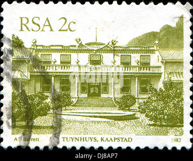 SOUTH AFRICA - CIRCA 1982: A stamp printed in South Africa (RSA) shows Tuynhuys, Kaapstad, circa 1982  Stock Photo