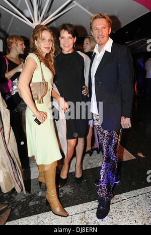 Patricia Lueger, Janina Hartwig, Thure Riefenstein at 'Movie meets Media' at P1 bar & club. Munich, Germany - 02.07.2012 Stock Photo