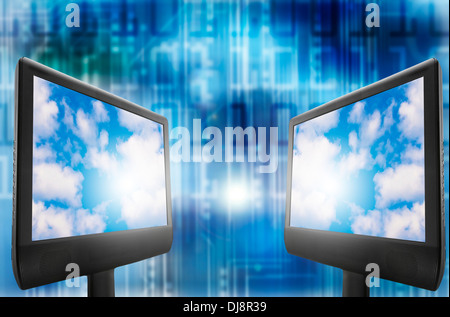 cloud computing concept Stock Photo