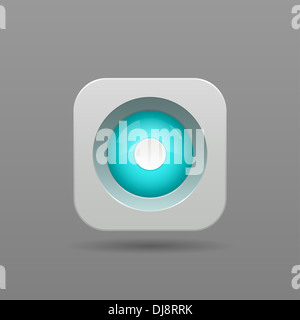 Record Button - Vector App Icon Stock Photo