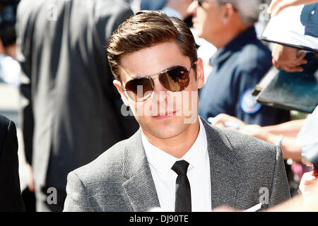 Zac Efron are seen out and about during the 65th Cannes Film Festival Where: Cannes, France When: 24 May 2012 Stock Photo
