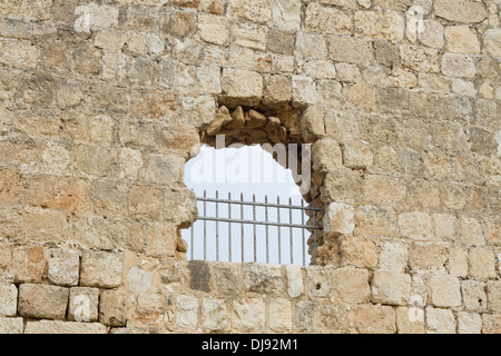 Antipatris fortress built by Herod the Great, located in Israel Stock Photo