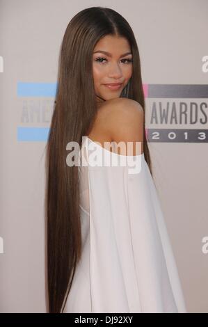 Los Angeles, California, USA. 24th Nov, 2013. Nov 24, 2013 - Los Angeles, California, USA - ZENDAYA at the 2013 American Music Awards - Arrivals held at the Nokia Theater, Los Angeles. Credit:  Paul Fenton/ZUMAPRESS.com/Alamy Live News Stock Photo