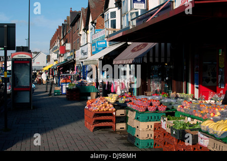 Stratford Road shops, Sparkhill, Birmingham, UK Stock Photo