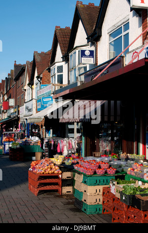 Stratford Road shops, Sparkhill, Birmingham, UK Stock Photo