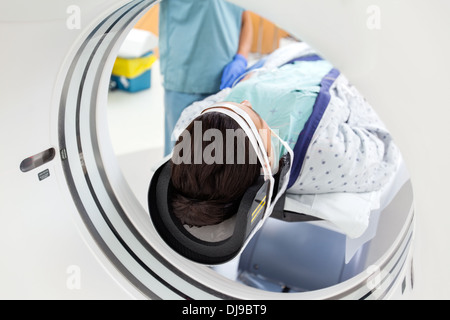 Patient Undergoing CT Scan Test Stock Photo - Alamy